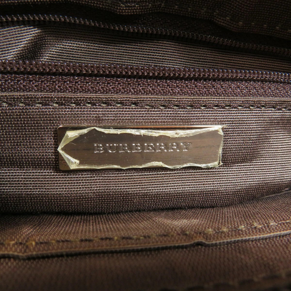 Burberry Nova Check Shoulder Bag Canvas Leather - Picture 6 of 11